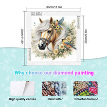 Load image into Gallery viewer, Diamond Painting - Partial Special Shaped - Horse (30*30CM)
