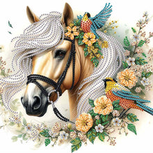Load image into Gallery viewer, Diamond Painting - Partial Special Shaped - Horse (30*30CM)
