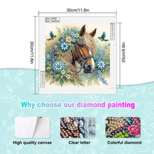 Load image into Gallery viewer, Diamond Painting - Partial Special Shaped - Horse (30*30CM)
