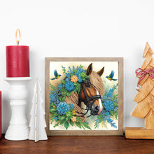 Load image into Gallery viewer, Diamond Painting - Partial Special Shaped - Horse (30*30CM)
