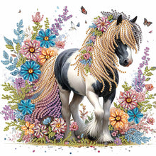 Load image into Gallery viewer, Diamond Painting - Partial Special Shaped - Horse (30*30CM)
