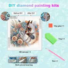 Load image into Gallery viewer, Diamond Painting - Partial Special Shaped - Horse (30*30CM)
