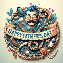 Load image into Gallery viewer, Diamond Painting - Partial Special Shaped - Father&#39;S Day (30*30CM)

