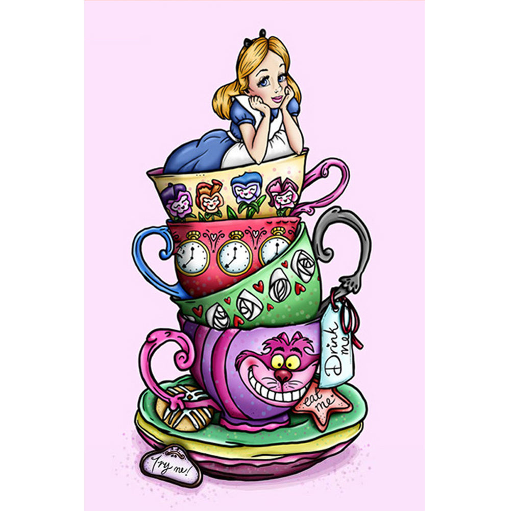 Diamond Painting - Full Round - Disney Cup Snow White (40*60CM)