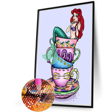 Load image into Gallery viewer, Diamond Painting - Full Round - Disney Cup Mermaid Princess (40*60CM)
