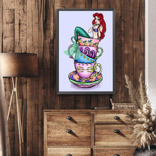 Load image into Gallery viewer, Diamond Painting - Full Round - Disney Cup Mermaid Princess (40*60CM)
