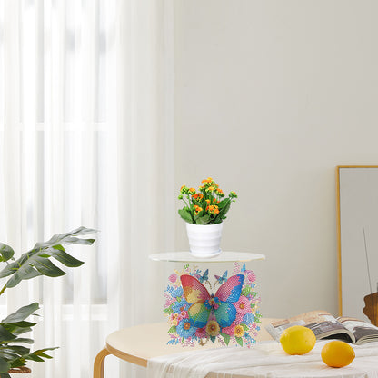 Acrylic Diamond Painting Plant Stand Diamond Art Potted Plant Holder Home Decor