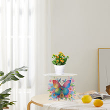 Load image into Gallery viewer, Acrylic Diamond Painting Plant Stand Diamond Art Potted Plant Holder Home Decor
