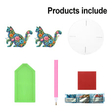 Load image into Gallery viewer, Acrylic Diamond Painting Plant Stand Diamond Art Potted Plant Holder Home Decor
