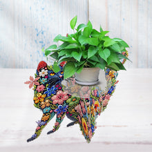 Load image into Gallery viewer, Acrylic Diamond Painting Plant Stand Diamond Art Potted Plant Holder Home Decor
