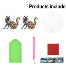 Load image into Gallery viewer, Acrylic Diamond Painting Plant Stand Diamond Art Potted Plant Holder Home Decor
