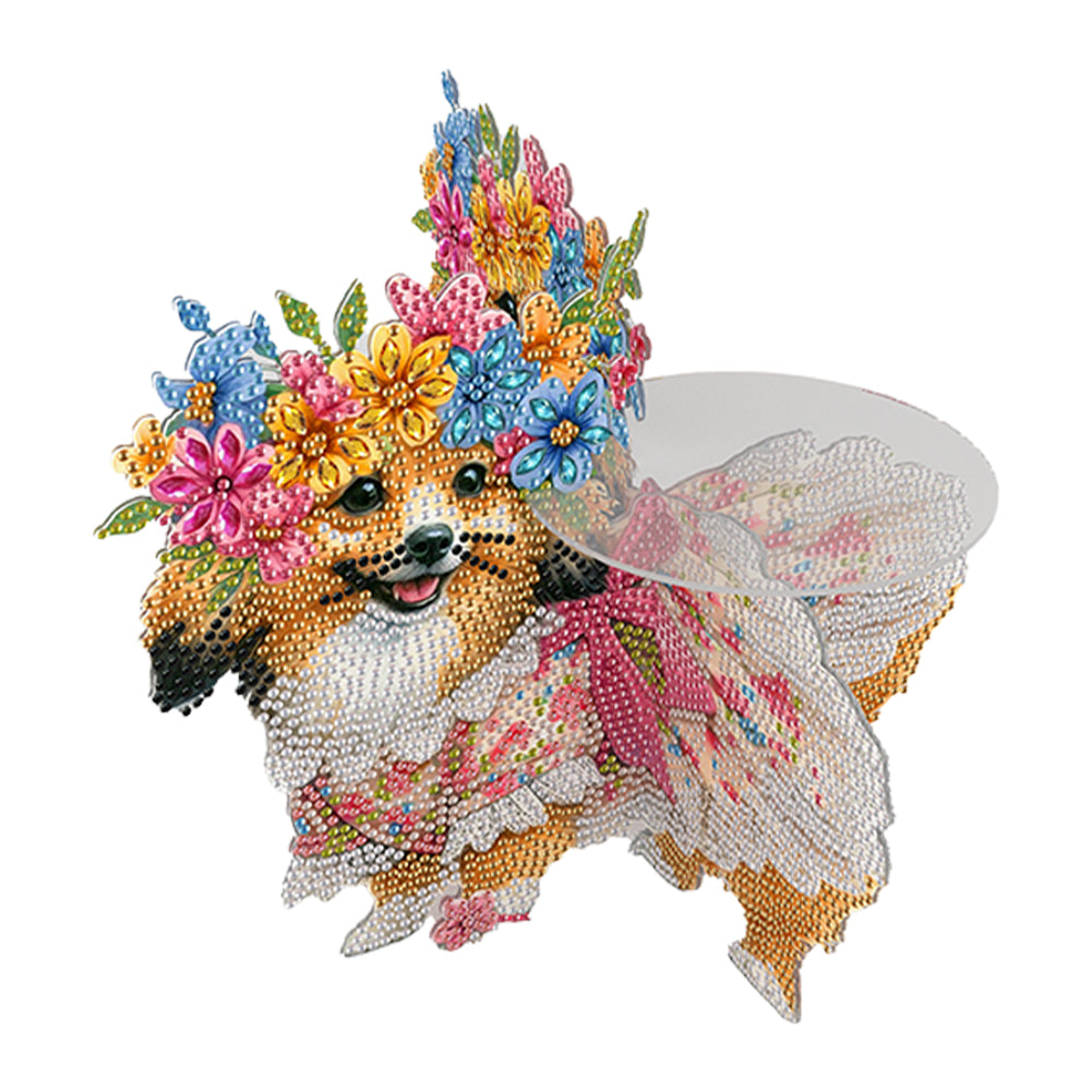 Acrylic Diamond Painting Plant Stand Diamond Art Potted Plant Holder Home Decor