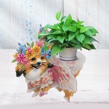 Load image into Gallery viewer, Acrylic Diamond Painting Plant Stand Diamond Art Potted Plant Holder Home Decor
