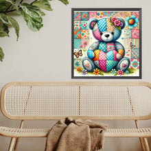 Load image into Gallery viewer, Diamond Painting - Full Square - Colorful Patchwork Bear (30*30CM)

