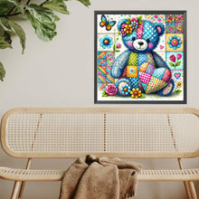 Load image into Gallery viewer, Diamond Painting - Full Square - Colorful Patchwork Bear (30*30CM)
