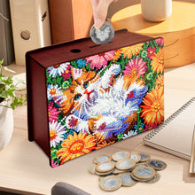 Load image into Gallery viewer, Diamond Painting Piggy Bank Wooden Coin Bank Storage Box for Home Decor and Gift
