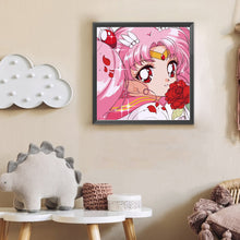 Load image into Gallery viewer, Diamond Painting - Full Round - Sailor Moon¡¤Douji Rabbit (30*30CM)
