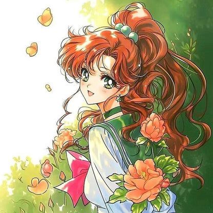 Diamond Painting - Full Round - Sailor Moon¡¤Makoto Kino (30*30CM)