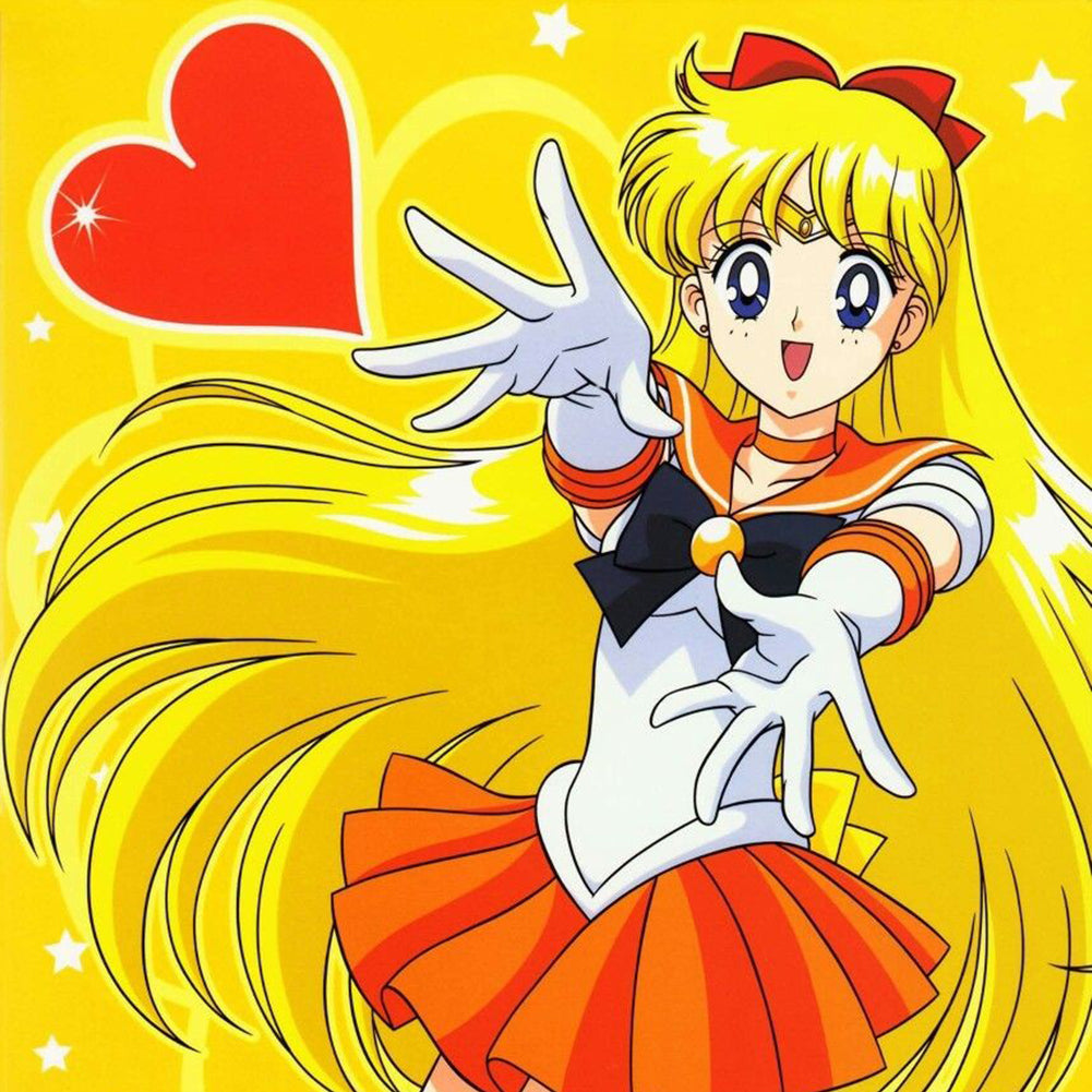 Diamond Painting - Full Round - Sailor Moon¡¤Minako Aino (30*30CM)