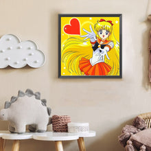 Load image into Gallery viewer, Diamond Painting - Full Round - Sailor Moon¡¤Minako Aino (30*30CM)

