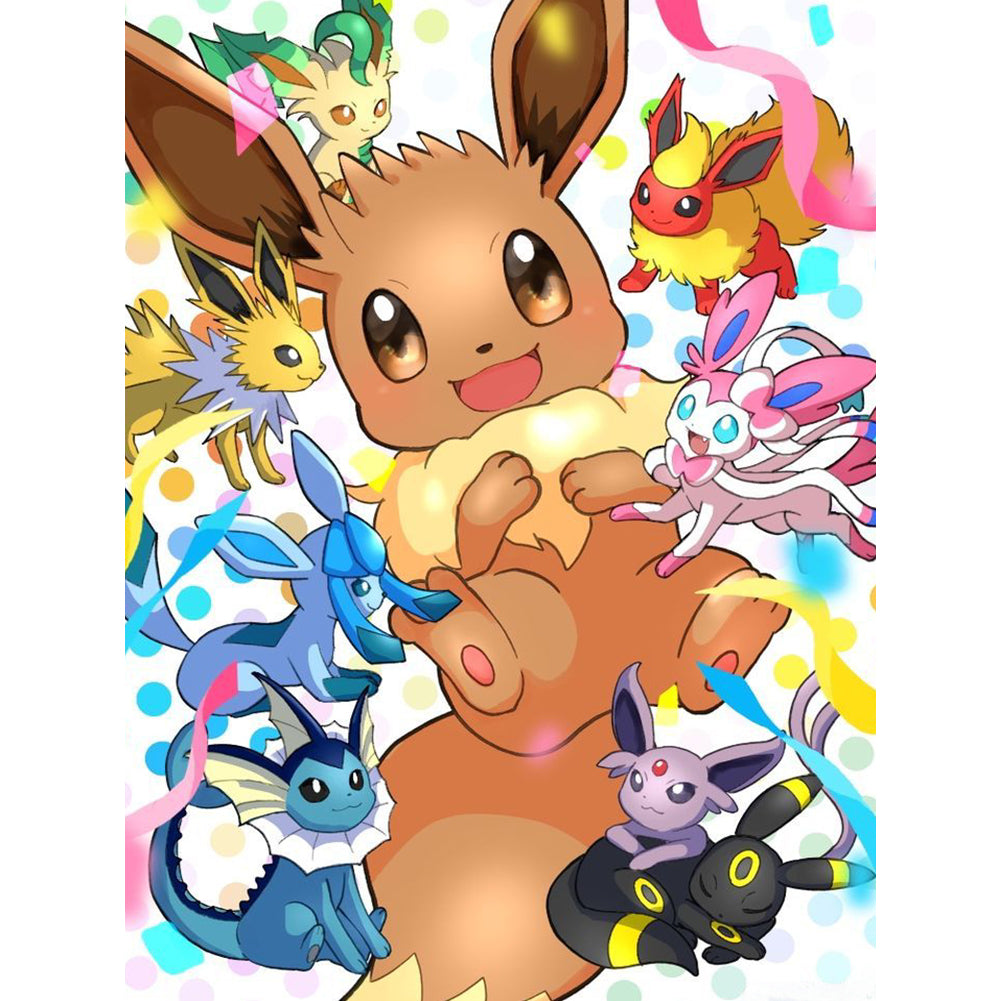 Diamond Painting - Full Round - Pokemon (30*40CM)