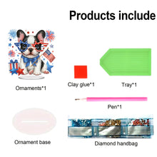Load image into Gallery viewer, Independence Day Diamond Painting Tabletop Ornaments Kit Patriotic Centerpieces
