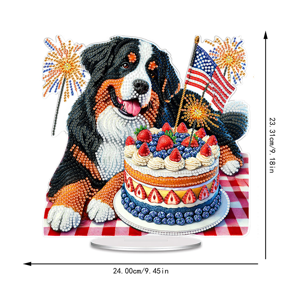 Independence Day Diamond Painting Tabletop Ornaments Kit Patriotic Centerpieces