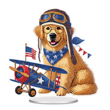 Load image into Gallery viewer, Independence Day Diamond Painting Tabletop Ornaments Kit Patriotic Centerpieces
