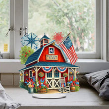 Load image into Gallery viewer, Independence Day Diamond Painting Tabletop Ornaments Kit Patriotic Centerpieces

