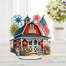 Load image into Gallery viewer, Independence Day Diamond Painting Tabletop Ornaments Kit Patriotic Centerpieces
