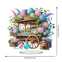 Load image into Gallery viewer, Acrylic Special Shape Flower Table Top Diamond Painting Ornament Kits Home Decor
