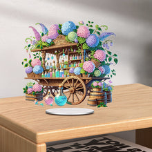 Load image into Gallery viewer, Acrylic Special Shape Flower Table Top Diamond Painting Ornament Kits Home Decor
