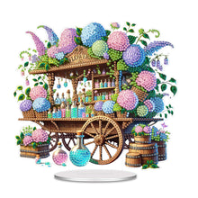 Load image into Gallery viewer, Acrylic Special Shape Flower Table Top Diamond Painting Ornament Kits Home Decor
