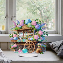 Load image into Gallery viewer, Acrylic Special Shape Flower Table Top Diamond Painting Ornament Kits Home Decor
