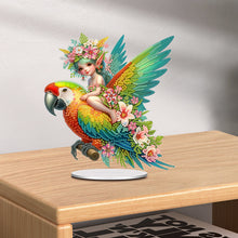 Load image into Gallery viewer, Acrylic Special Shape Flower Table Top Diamond Painting Ornament Kits Home Decor
