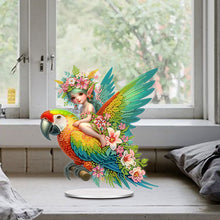 Load image into Gallery viewer, Acrylic Special Shape Flower Table Top Diamond Painting Ornament Kits Home Decor
