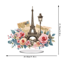 Load image into Gallery viewer, Acrylic Special Shape Flower Table Top Diamond Painting Ornament Kits Home Decor
