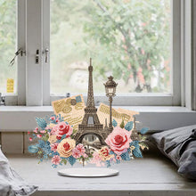 Load image into Gallery viewer, Acrylic Special Shape Flower Table Top Diamond Painting Ornament Kits Home Decor
