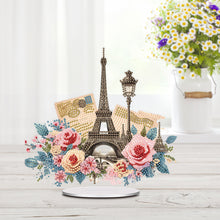 Load image into Gallery viewer, Acrylic Special Shape Flower Table Top Diamond Painting Ornament Kits Home Decor
