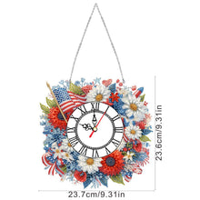 Load image into Gallery viewer, Acrylic Special Shape Daisy 5D Diamond Painting Clock Art Craft for Desktop Wall
