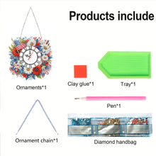 Load image into Gallery viewer, Acrylic Special Shape Daisy 5D Diamond Painting Clock Art Craft for Desktop Wall
