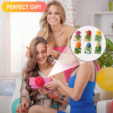 Load image into Gallery viewer, 6pcs Rose Diamond Painting Greeting Cards Handmade Diamond Art Cards for Adults
