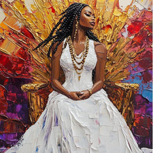 Load image into Gallery viewer, Diamond Painting - Full Round - Black Woman (40*40CM)
