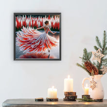 Load image into Gallery viewer, Diamond Painting - Partial Special Shaped - Dancing On Ice Girl (30*30CM)
