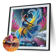 Load image into Gallery viewer, Diamond Painting - Partial Special Shaped - Dancing On Ice Girl (30*30CM)

