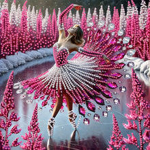 Load image into Gallery viewer, Diamond Painting - Partial Special Shaped - Dancing On Ice Girl (30*30CM)

