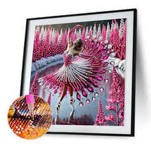 Load image into Gallery viewer, Diamond Painting - Partial Special Shaped - Dancing On Ice Girl (30*30CM)
