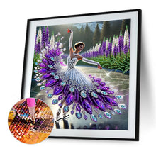 Load image into Gallery viewer, Diamond Painting - Partial Special Shaped - Dancing On Ice Girl (30*30CM)
