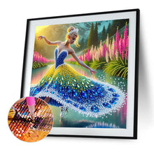 Load image into Gallery viewer, Diamond Painting - Partial Special Shaped - Dancing On Ice Girl (30*30CM)

