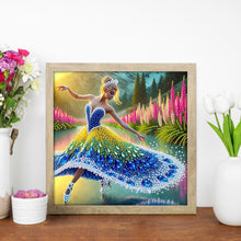 Load image into Gallery viewer, Diamond Painting - Partial Special Shaped - Dancing On Ice Girl (30*30CM)
